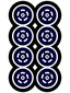 八筒